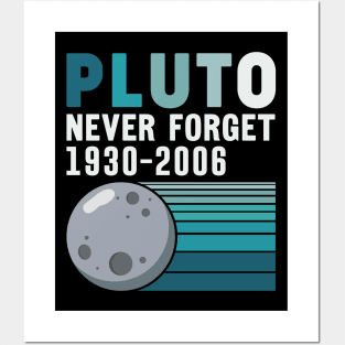 Pluto Never Forget Posters and Art